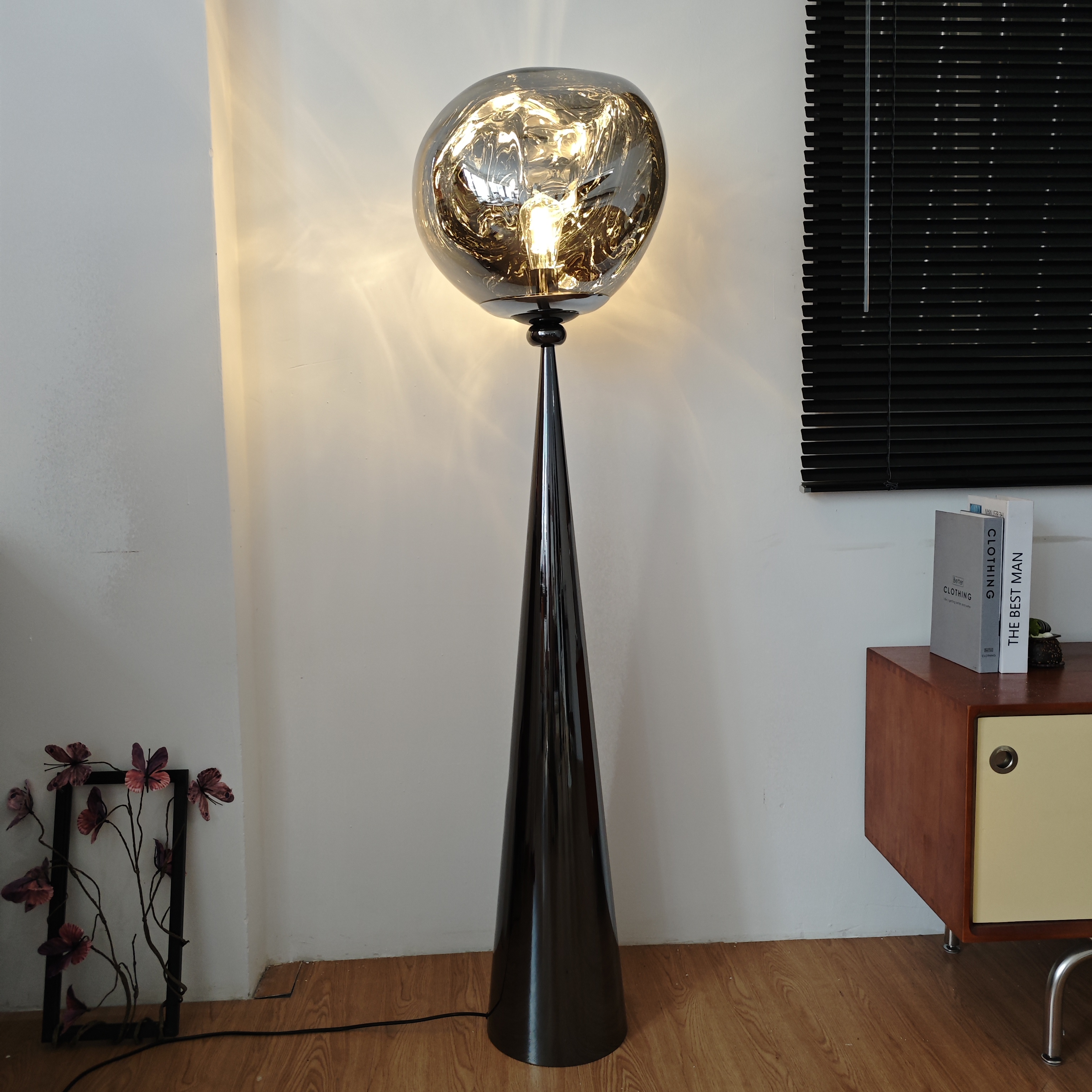 高定款熔岩灯｜设计师轻奢落地灯客厅高级感氛围复古艺术摆件