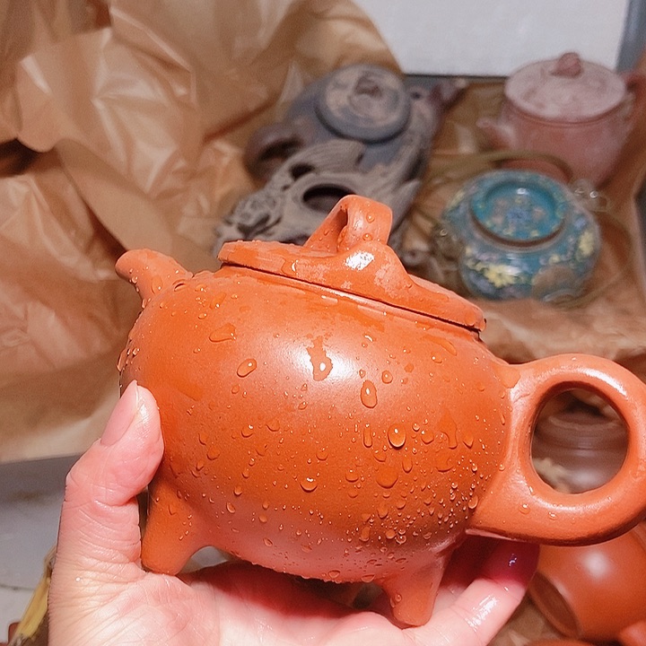 紫砂茶杯宜兴紫砂手工制作