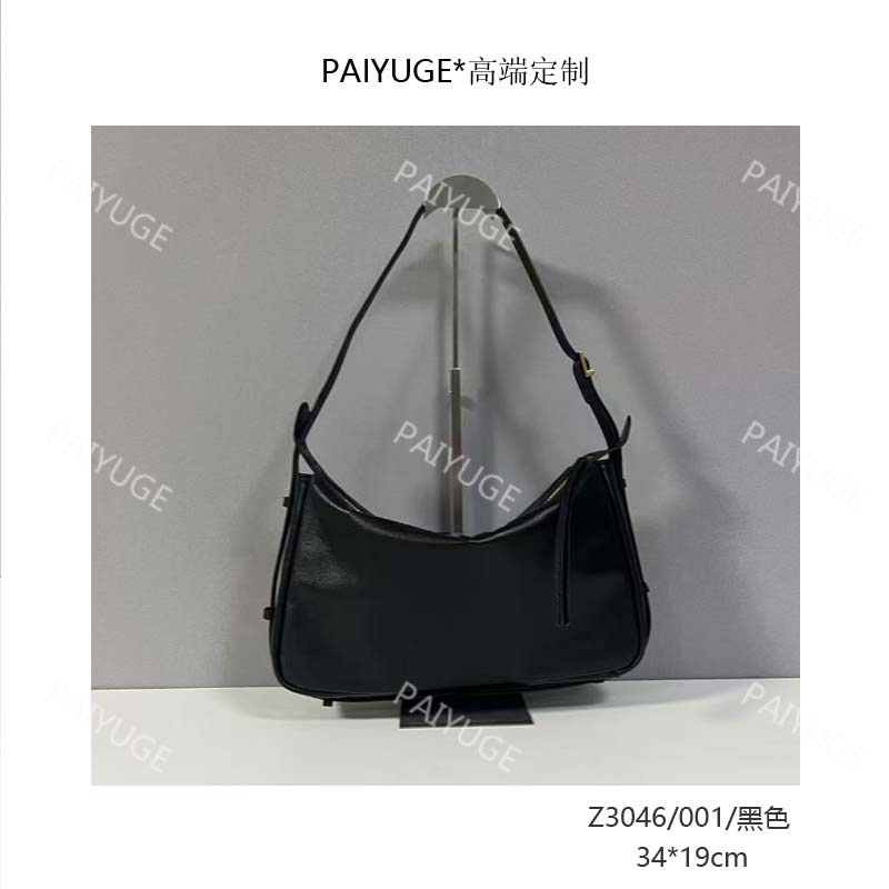Z3046/001/黑色 paiyuge高端订制百搭女士单肩包斜挎包1984