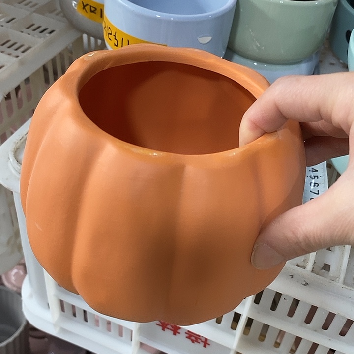 陶盆有孔 瑕疵针孔漏釉介意勿拍口 11高10