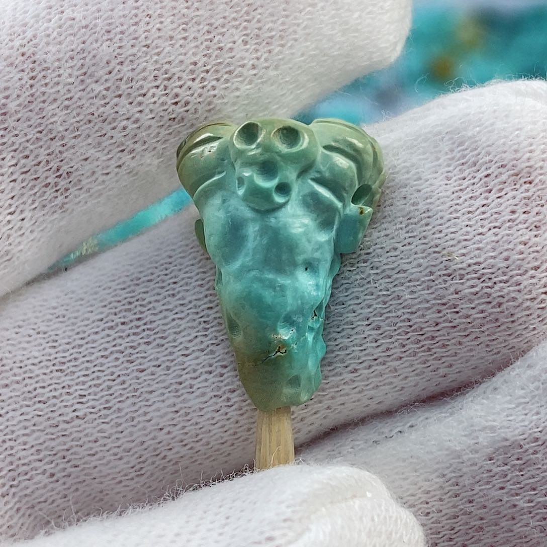 绿松石珠宝奇石未镶嵌