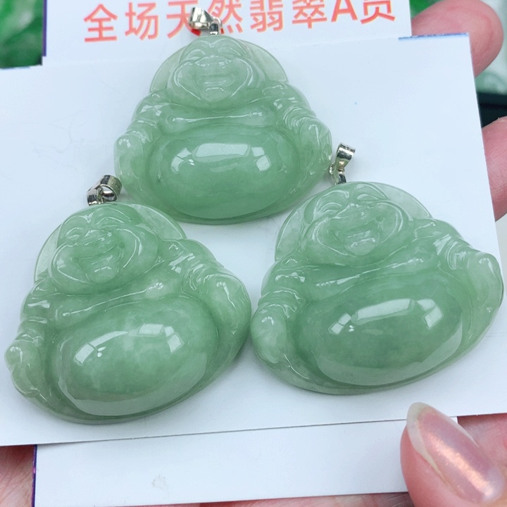 颈饰银S925镶嵌翡翠多样性发其1