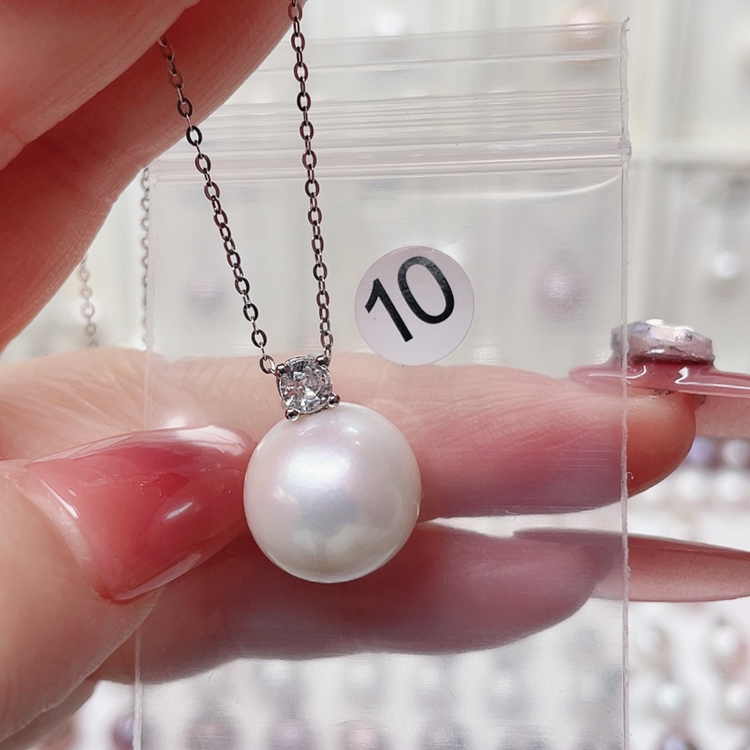 合金淡水珍珠吊坠(赠链)