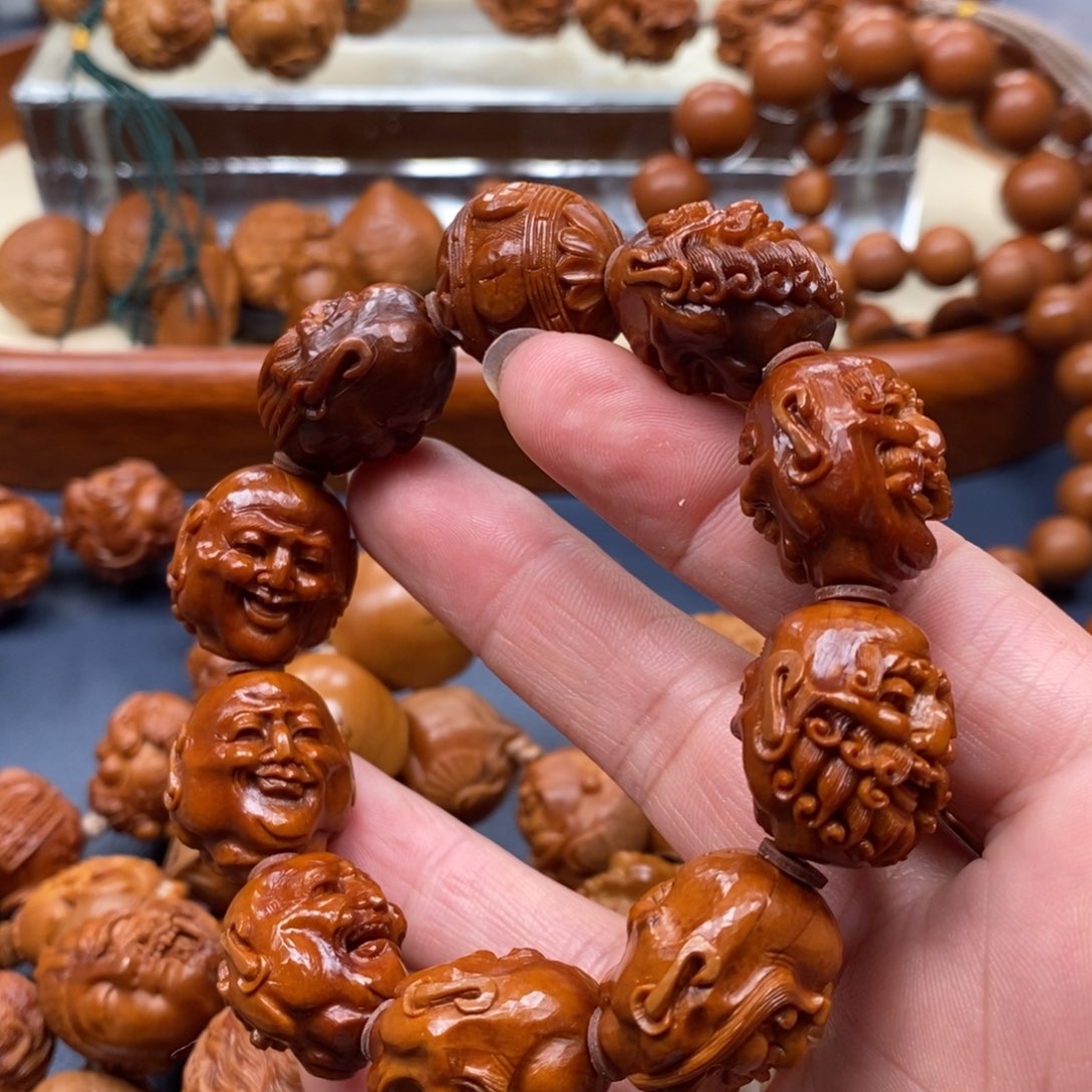 橄榄核手串/手链A****?微花罗汉