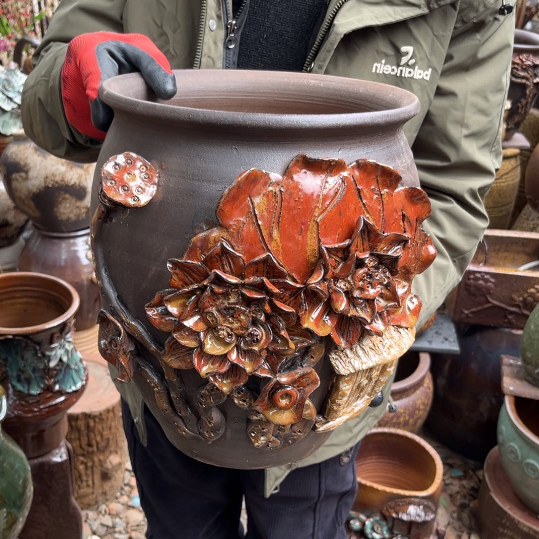 红陶高31口25有孔