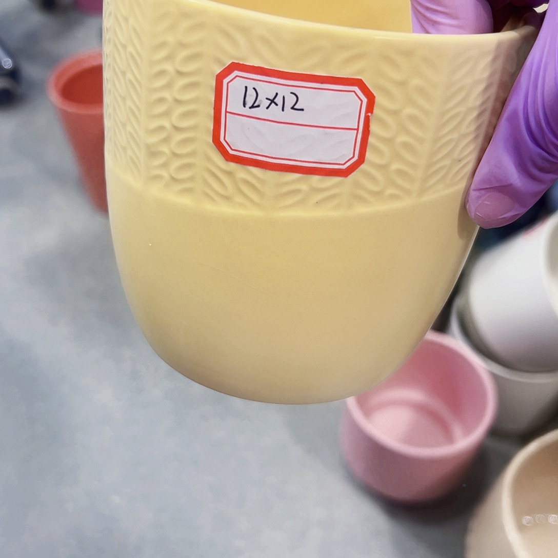 有孔外贸尾单陶瓷花盆凑单10米包邮