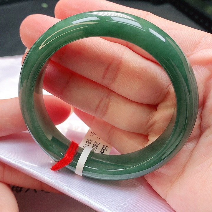 翡翠手镯未镶嵌手镯55