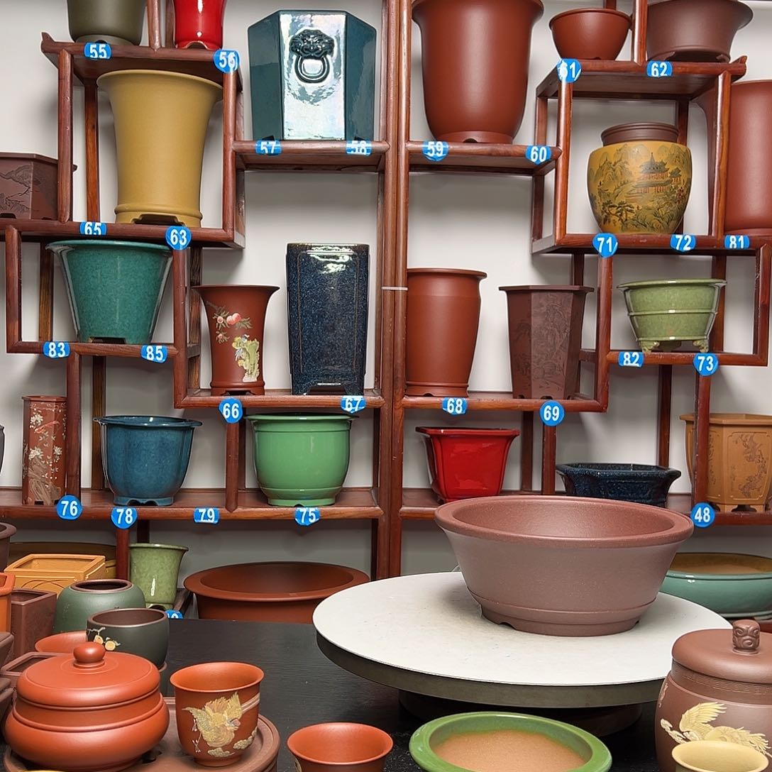 紫砂花盆最***排圆盆花盆