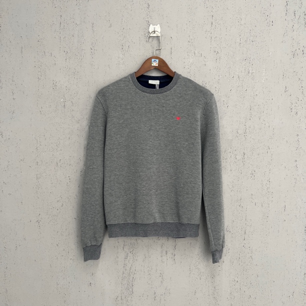 99新 DIOR/迪奥 dior灰色小蜜蜂刺绣标太空棉卫衣s码 Z00139