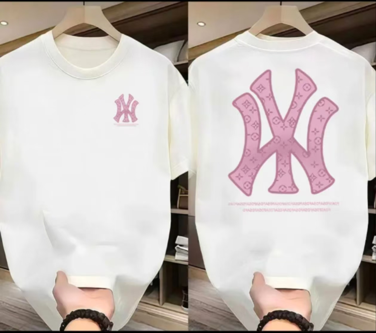 粉丝 【一折福利】百搭圆领T恤夏季潮牌男女同款