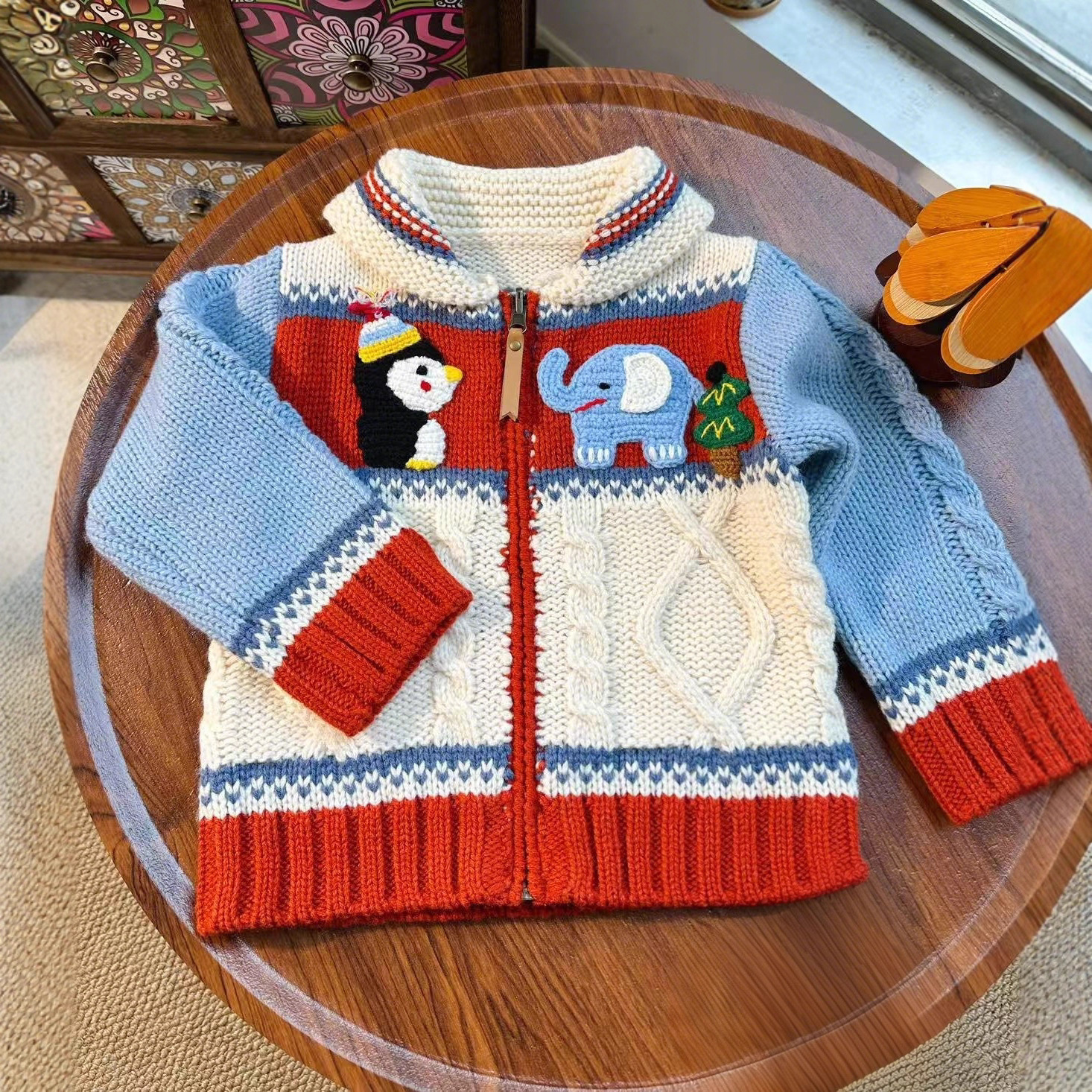 25年秋季DD新款美式手工拉链毛衣外套（11月中）