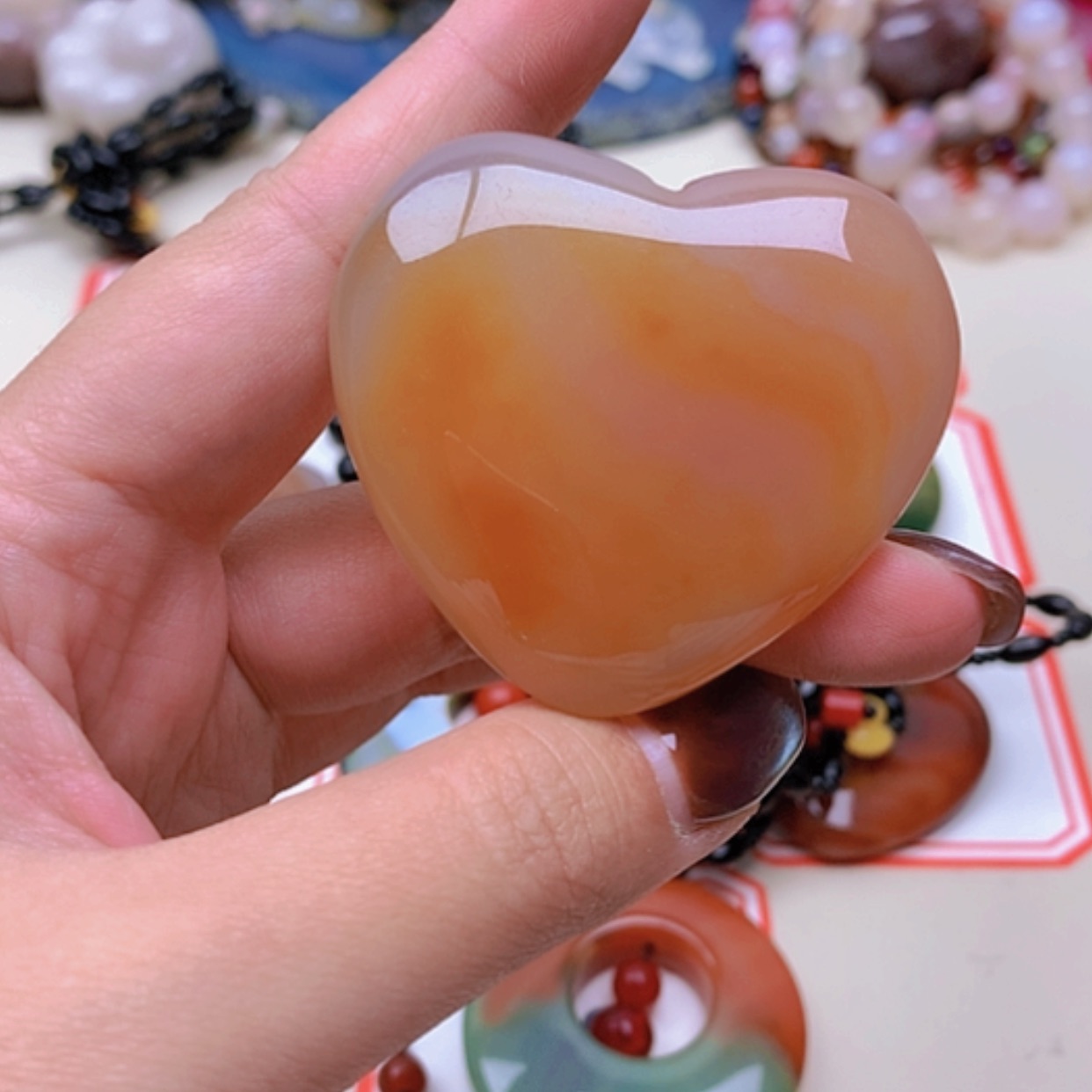 【闪购商品】未镶嵌玛瑙/玉髓珠宝半成品N**蘭