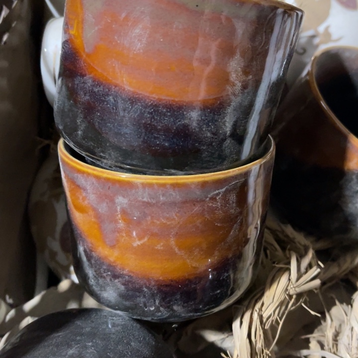 陶库存瓷器五厂罗汉杯两个