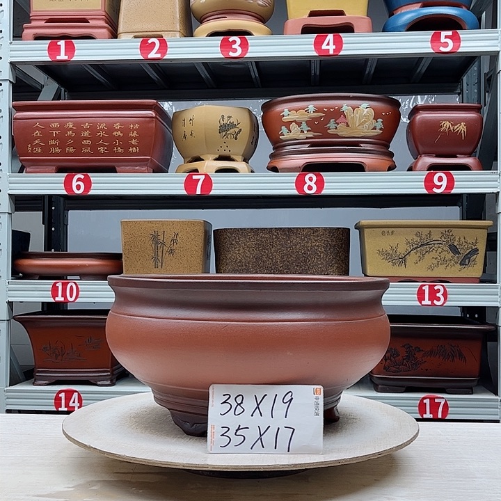 紫砂花盆紫砂花盆