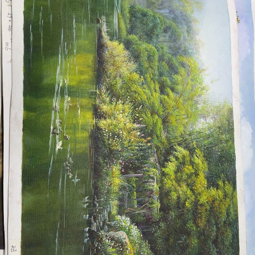 油画我是一个很好的人是