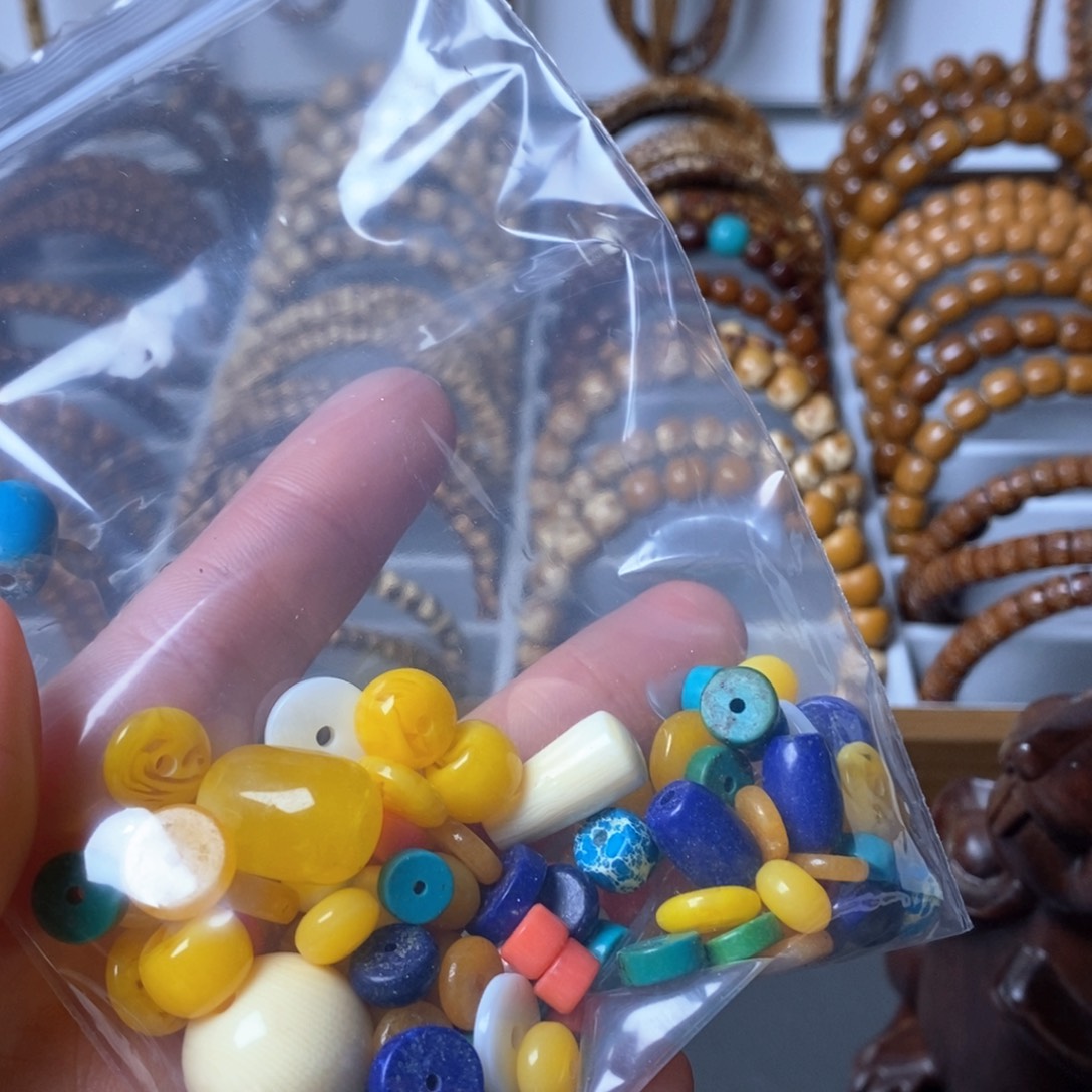 菩提手串/手链东**读紫金鼠配饰一套