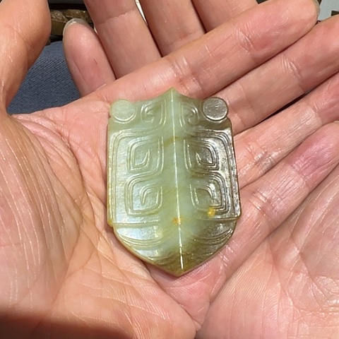 未镶嵌和田玉（糖玉）珠宝奇石钟*铎