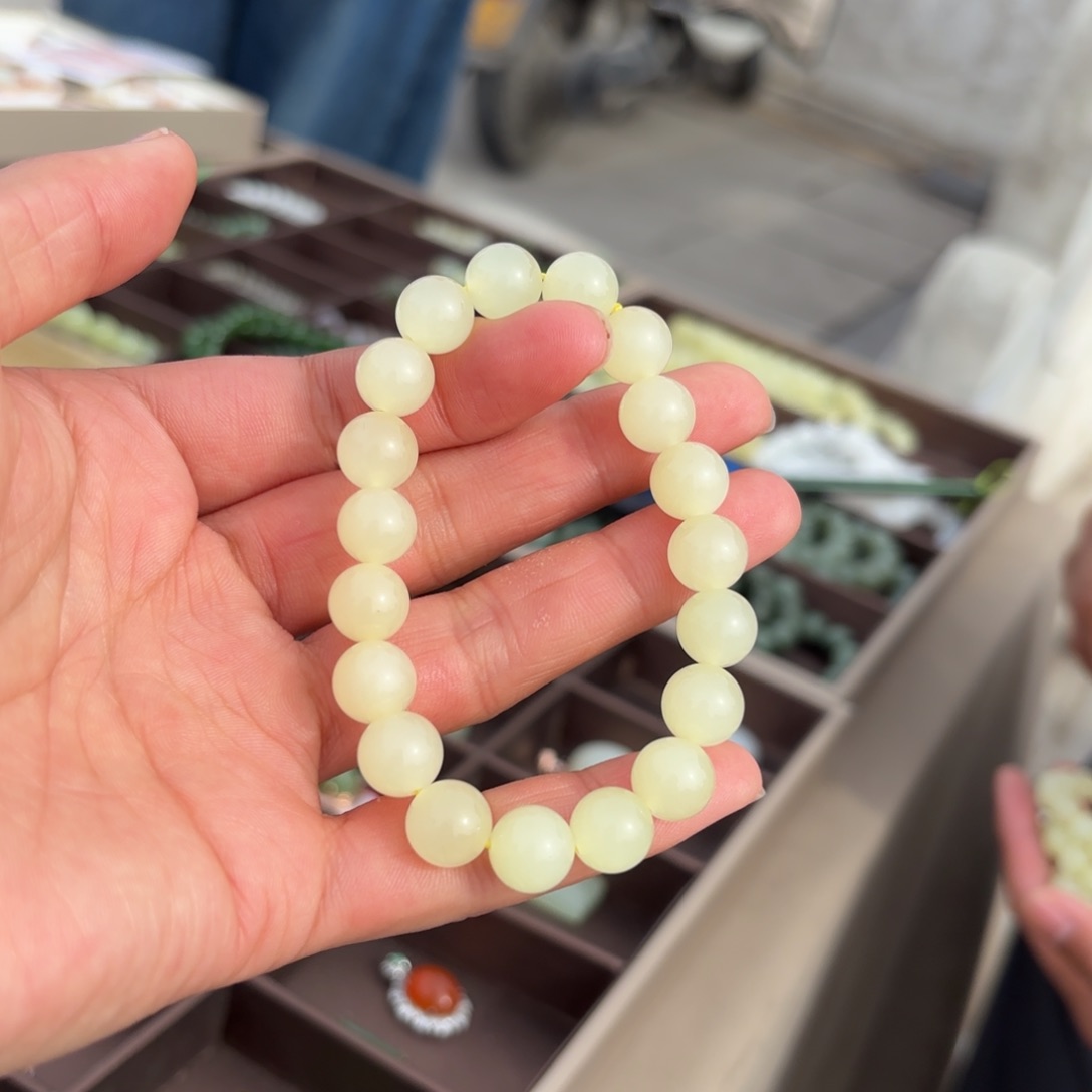 和田玉手链未镶嵌