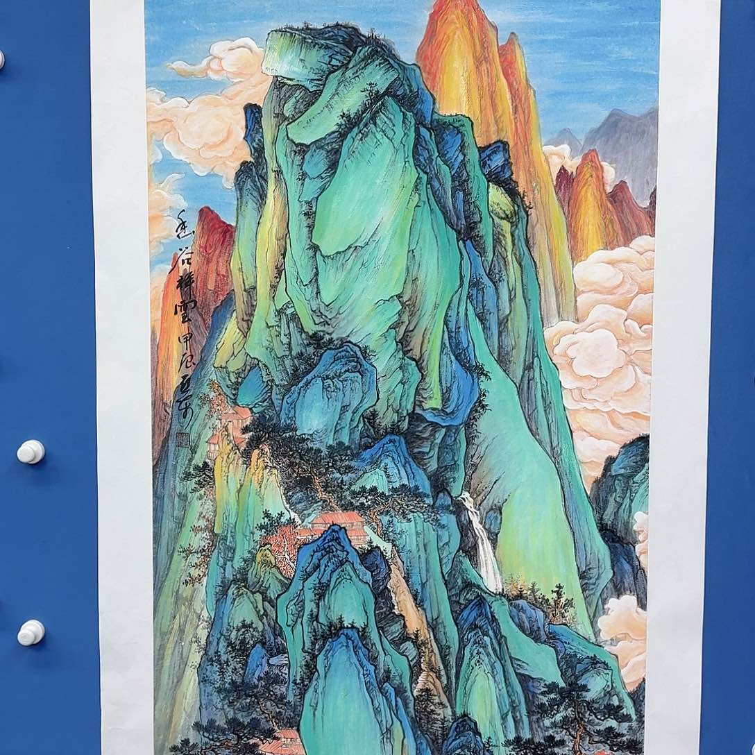 国画多次参加国内外书画