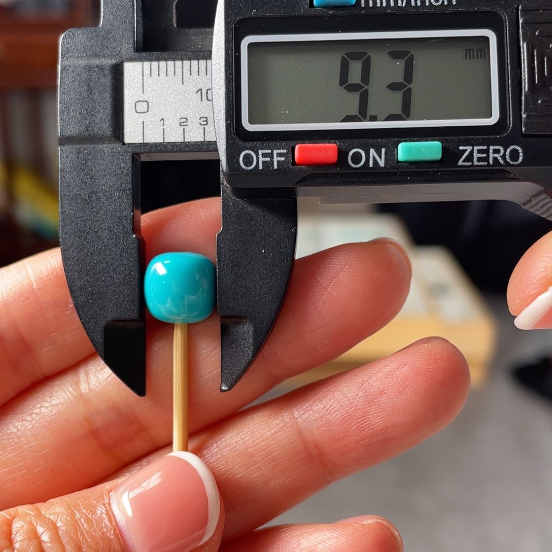 绿松石珠子未镶嵌