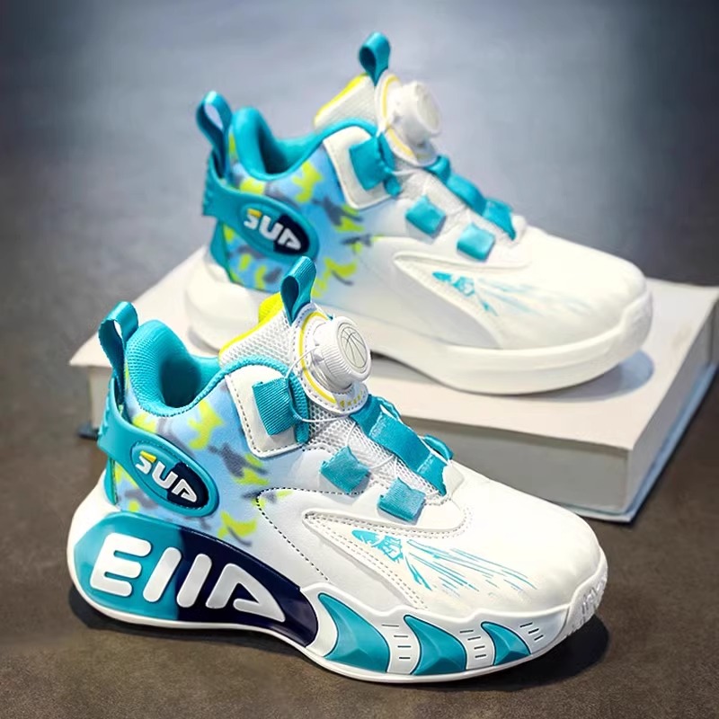 36l℃断码男童鞋春季新款儿童网面帅气运动鞋中大童软底减震篮球鞋