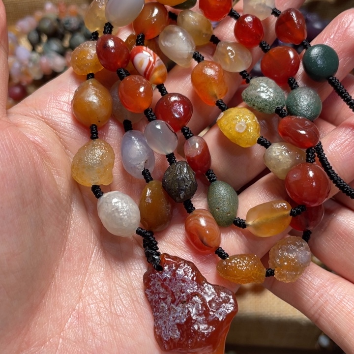 玛瑙/玉髓合金手链