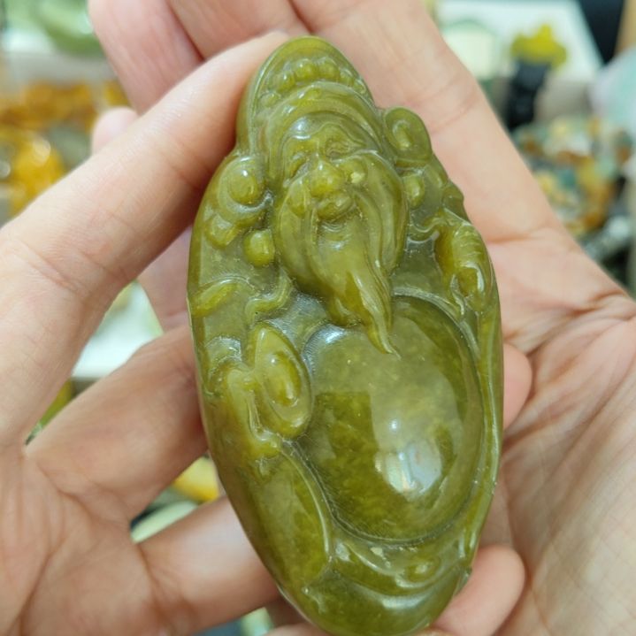 岫玉未镶嵌手把件款式