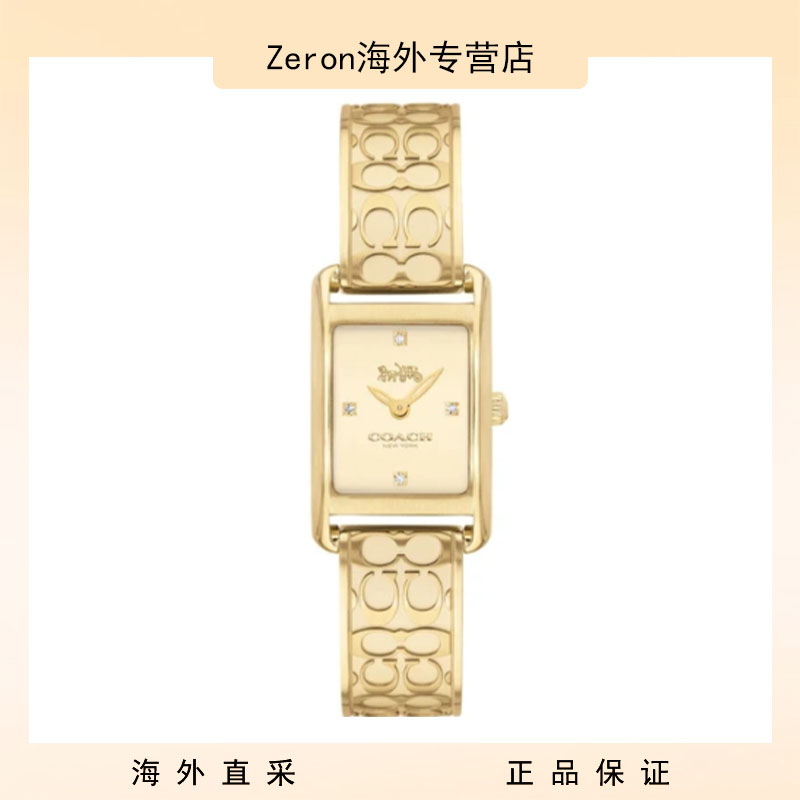 COACH/蔻驰 不锈钢表带表盘直径19mm石英女表-14503449