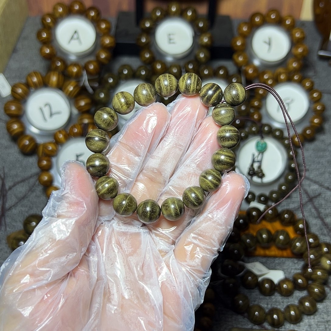 阴沉木手串/手链阴沉1.2水波