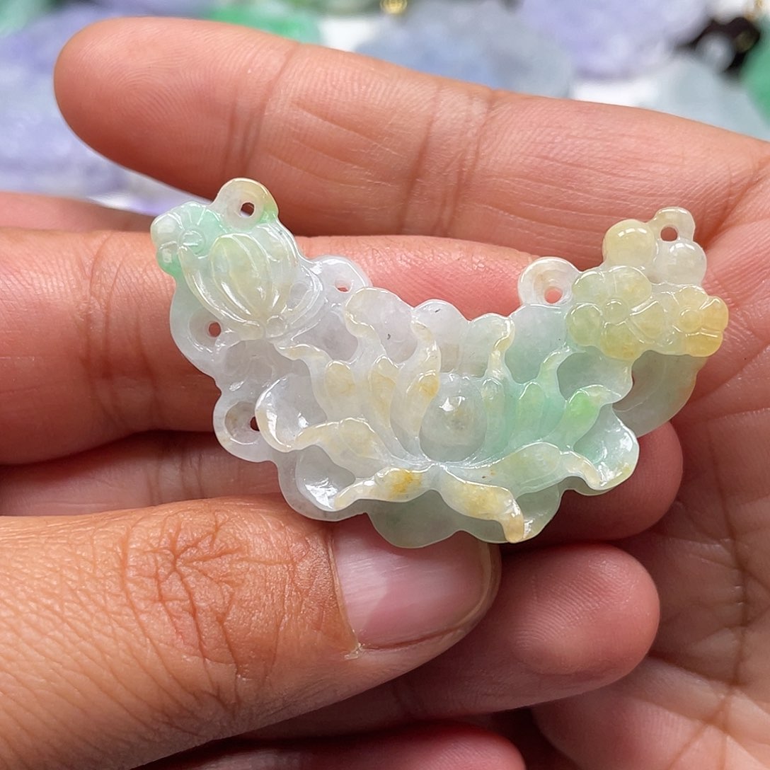 颈饰未镶嵌翡翠翡玉缘翡翠