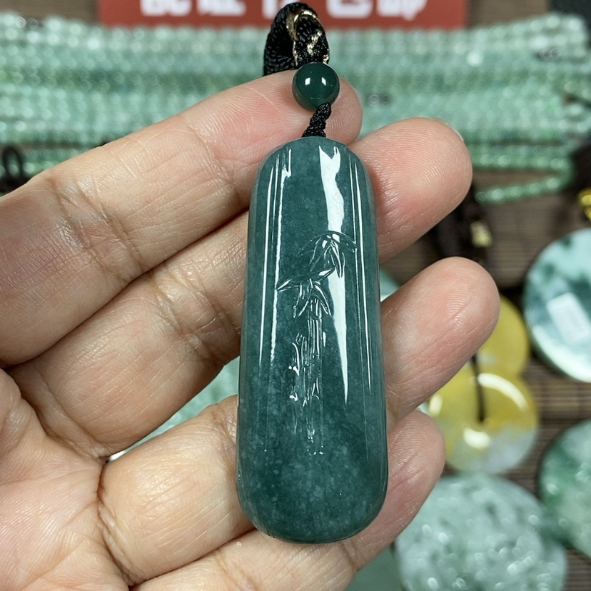 【闪购商品】翡翠颈饰未镶嵌玉吊坠翡翠玉节节高