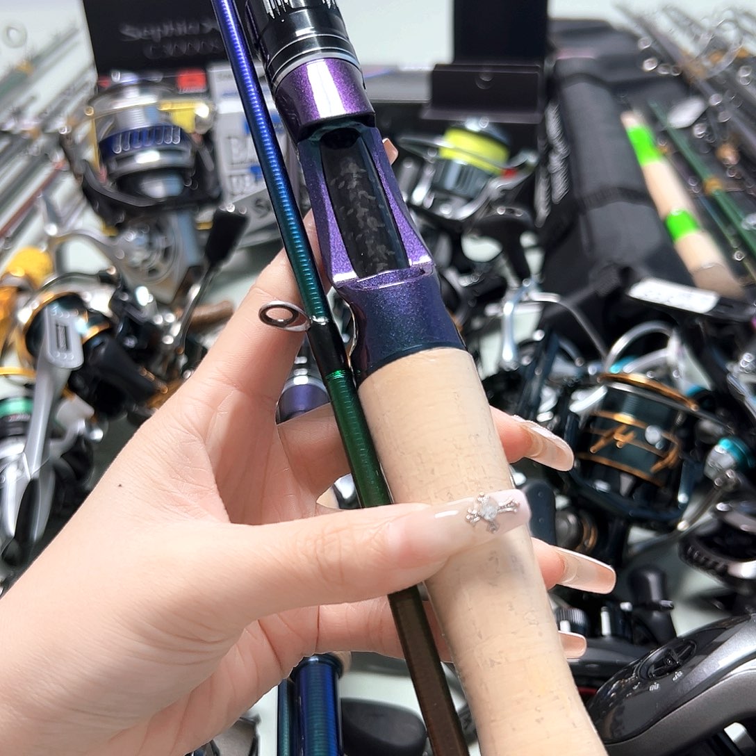 *****3.8m碳素枪柄路亚竿2.13ml