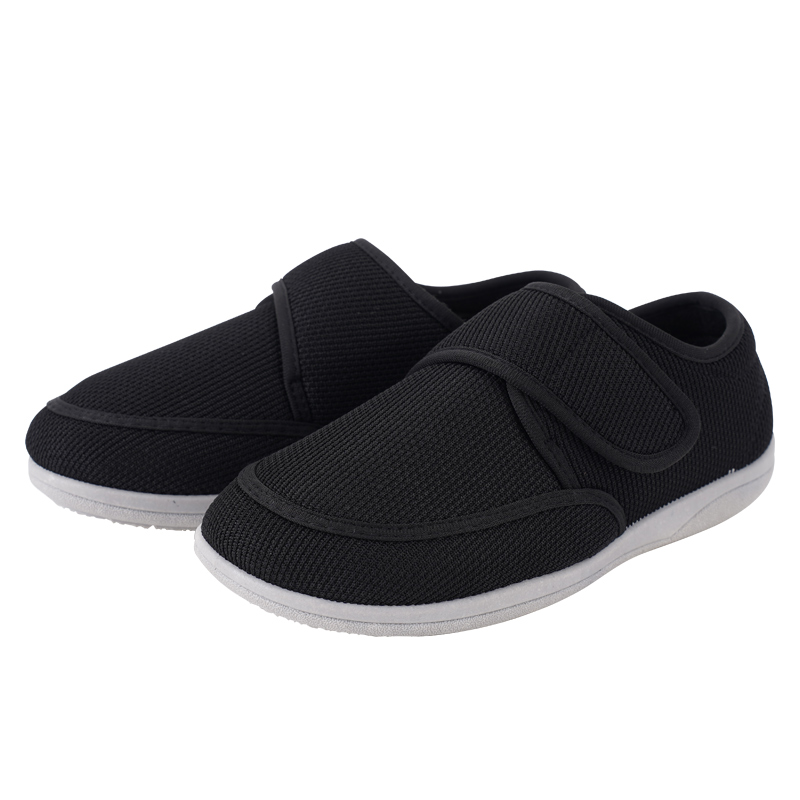 A7中老年防滑注压布鞋春季绣花中口老年布鞋男女同款