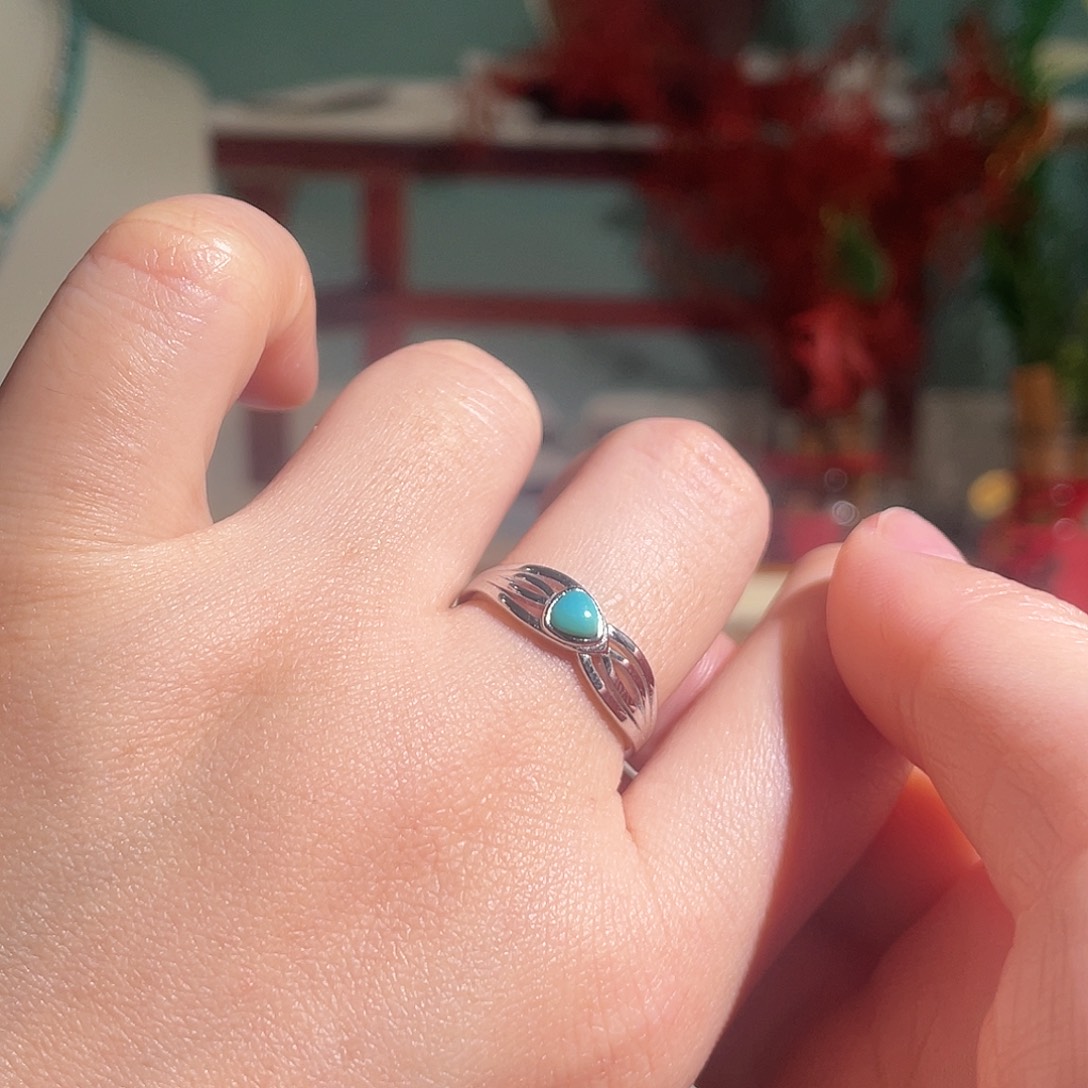 绿松石配饰银S925镶嵌