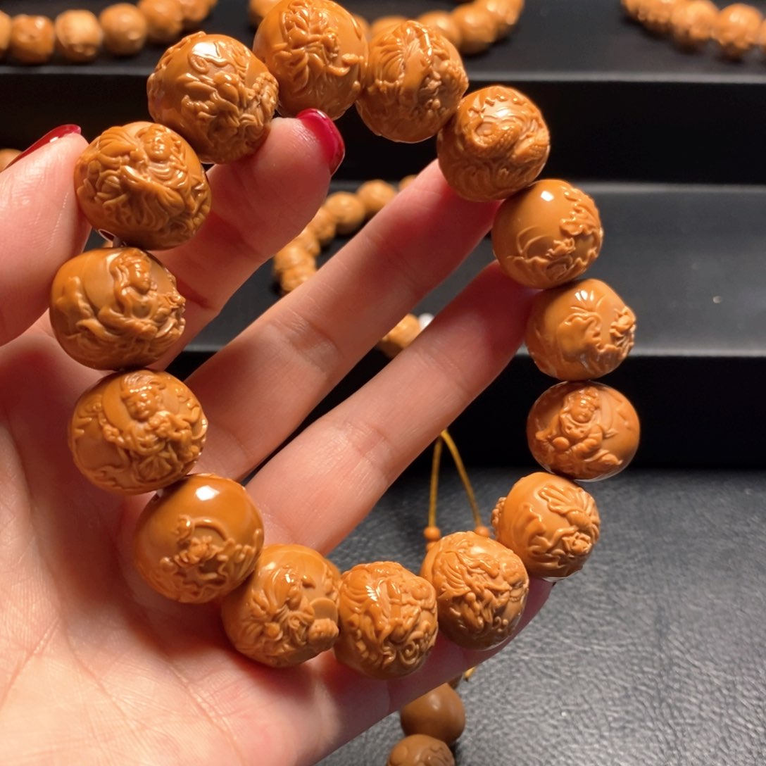 猴头核桃手串幸**生荷花观音