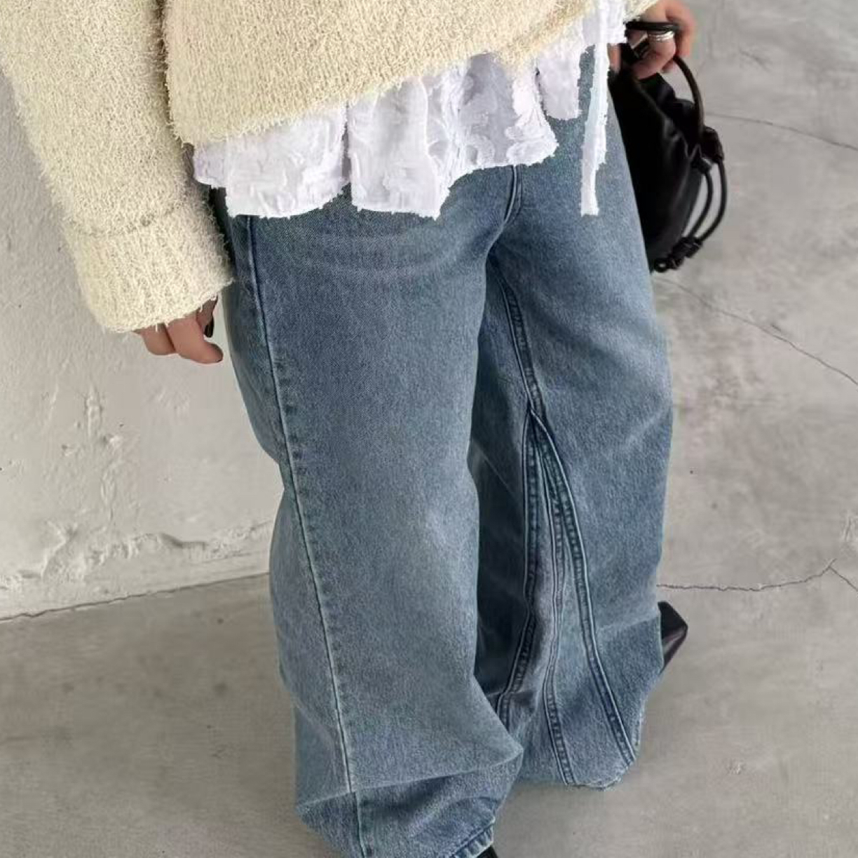 【by兜兜韩国代购】2025110908 stainless 牛仔裤（现货）NO退NO换