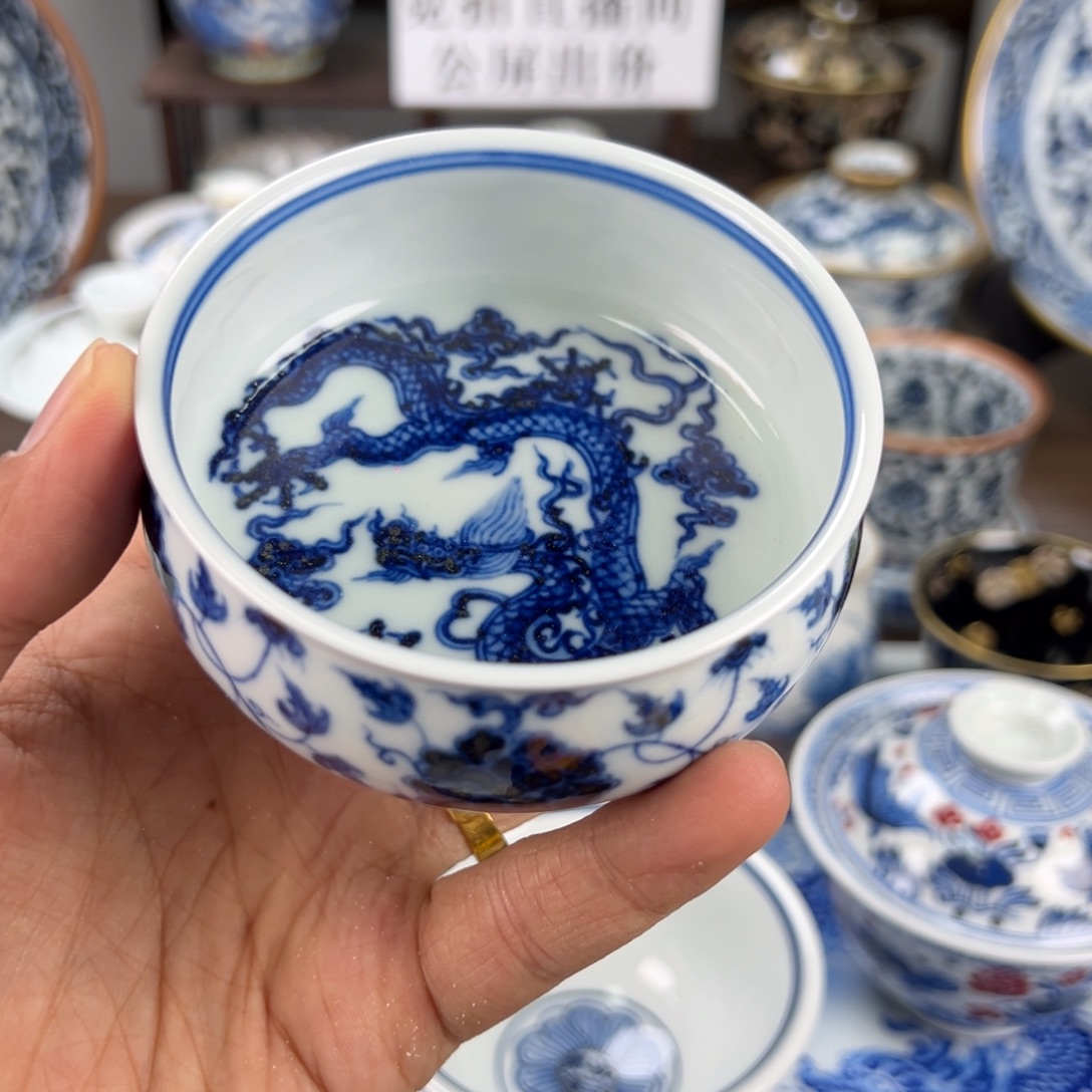 假***、景德镇手工手绘陶瓷