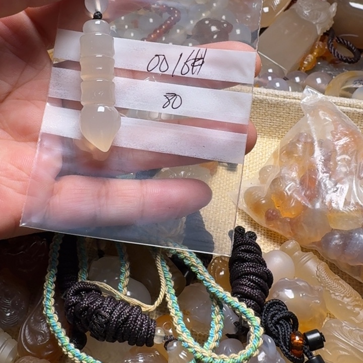 玛瑙/玉髓颈饰合金a*r0016