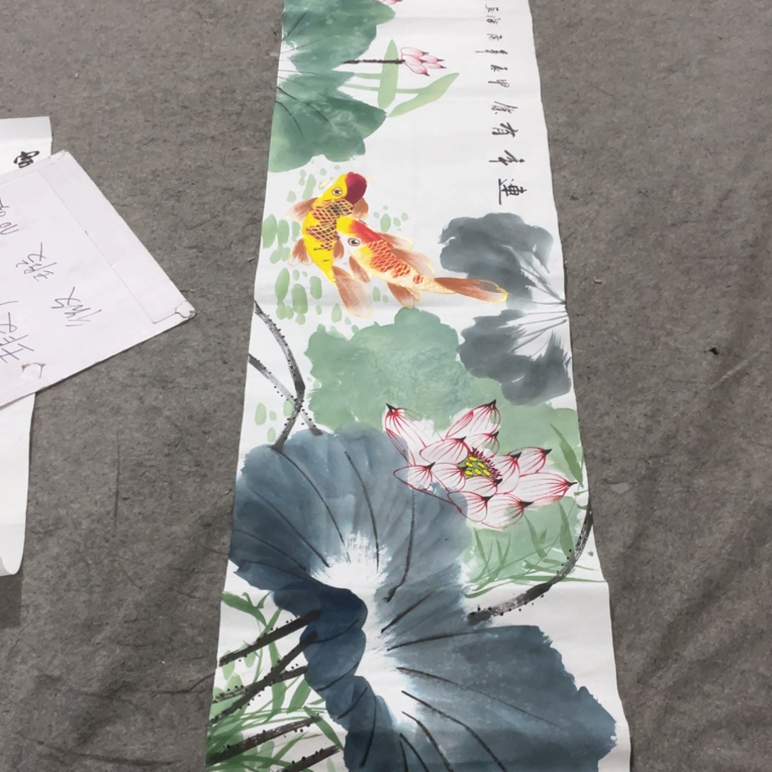 国画国画作者画心一张