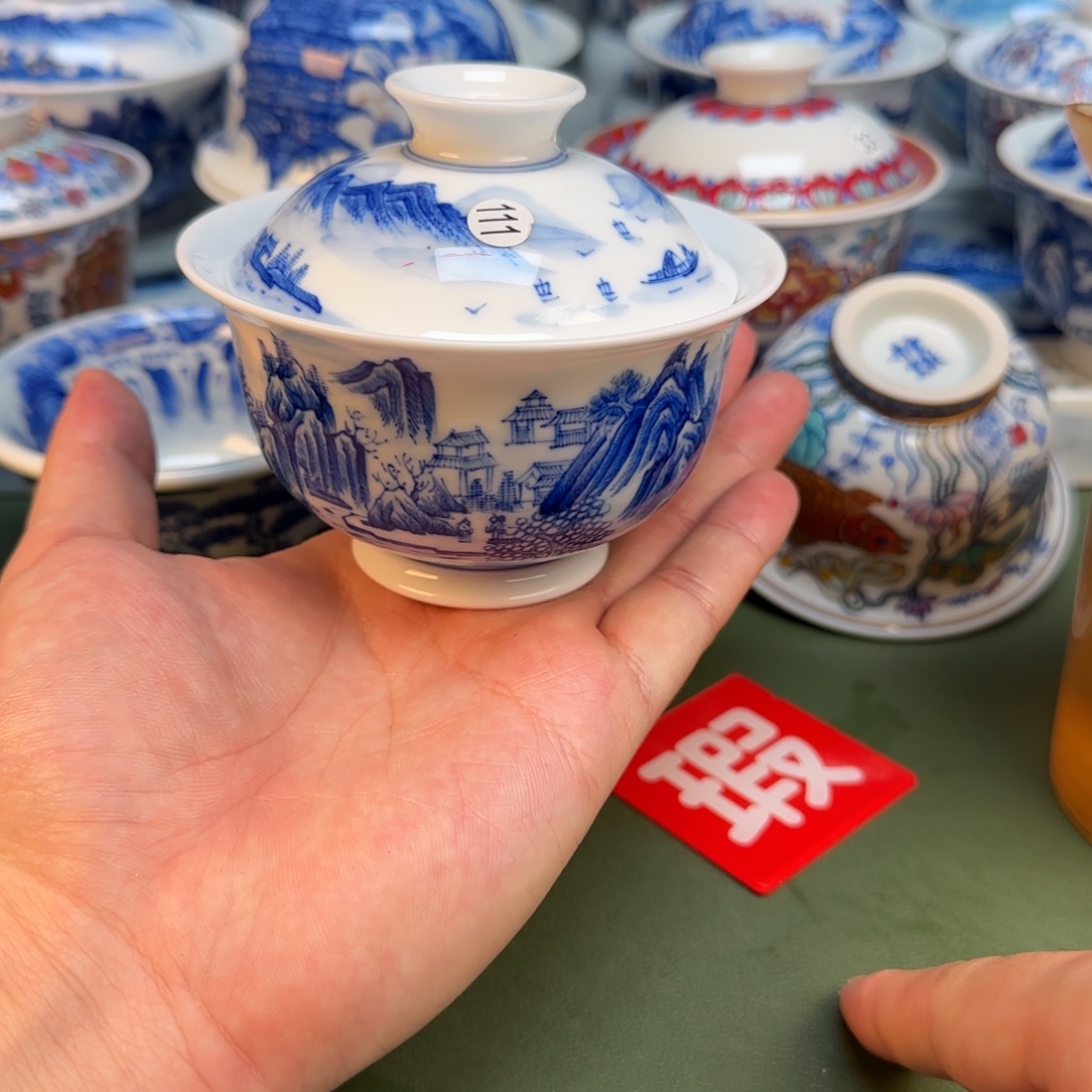 彦祖纯手工手绘茶具111