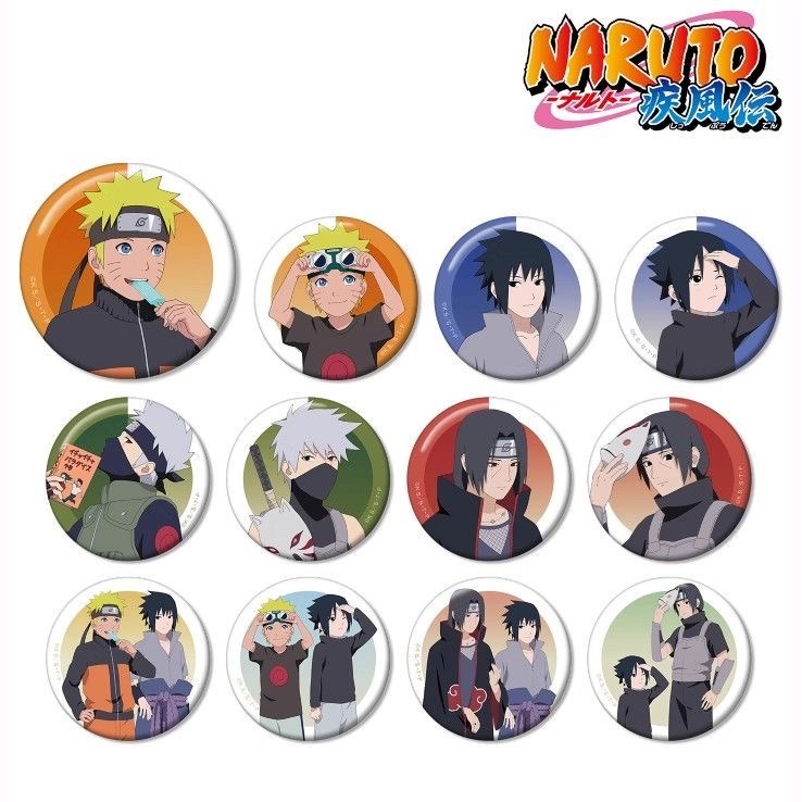 火影忍者过去与未来盲盒徽章吧唧