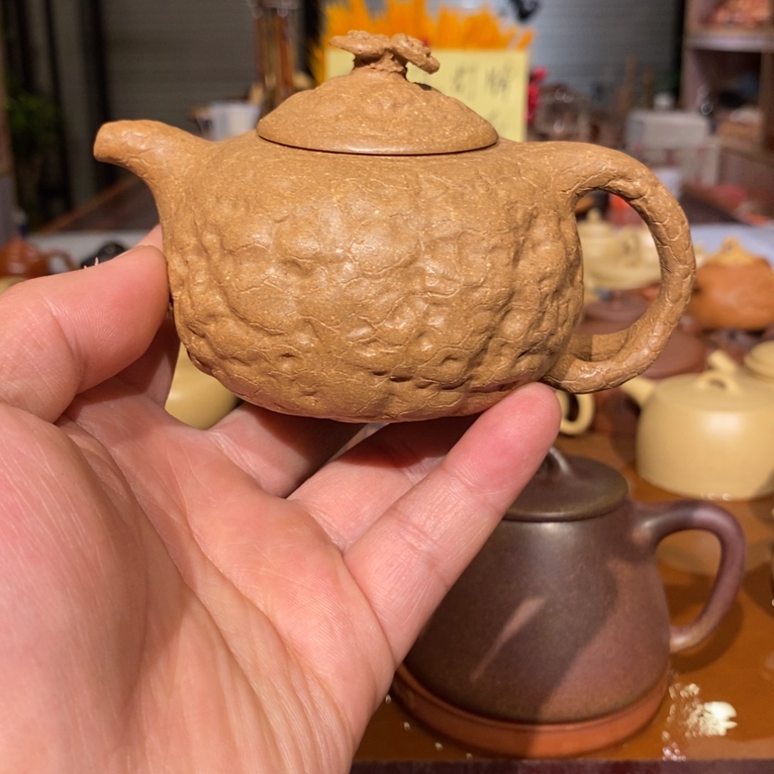 紫砂茶壶段泥精工半手供春壶200cc
