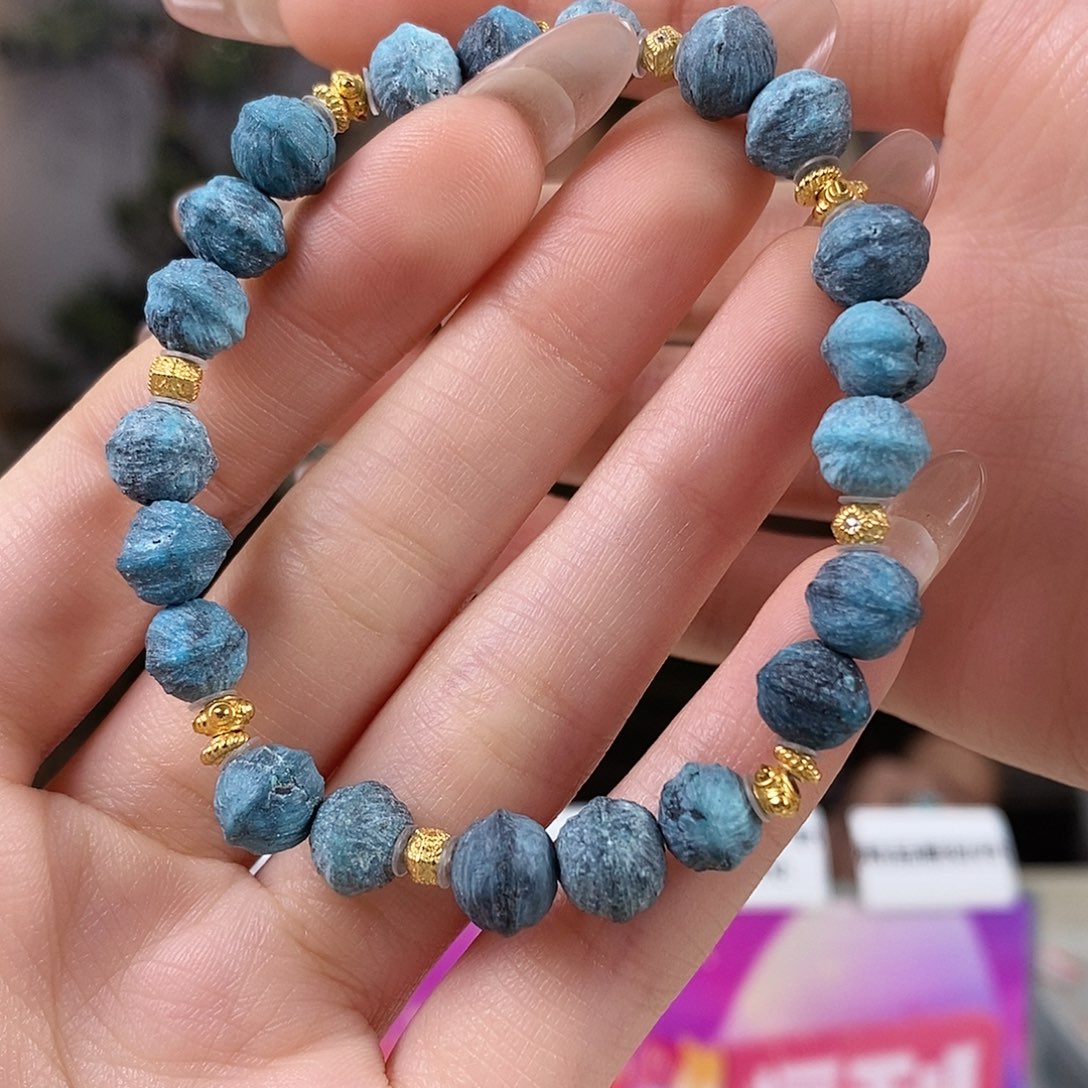 绿松石银S925镀金镶嵌珠宝奇石