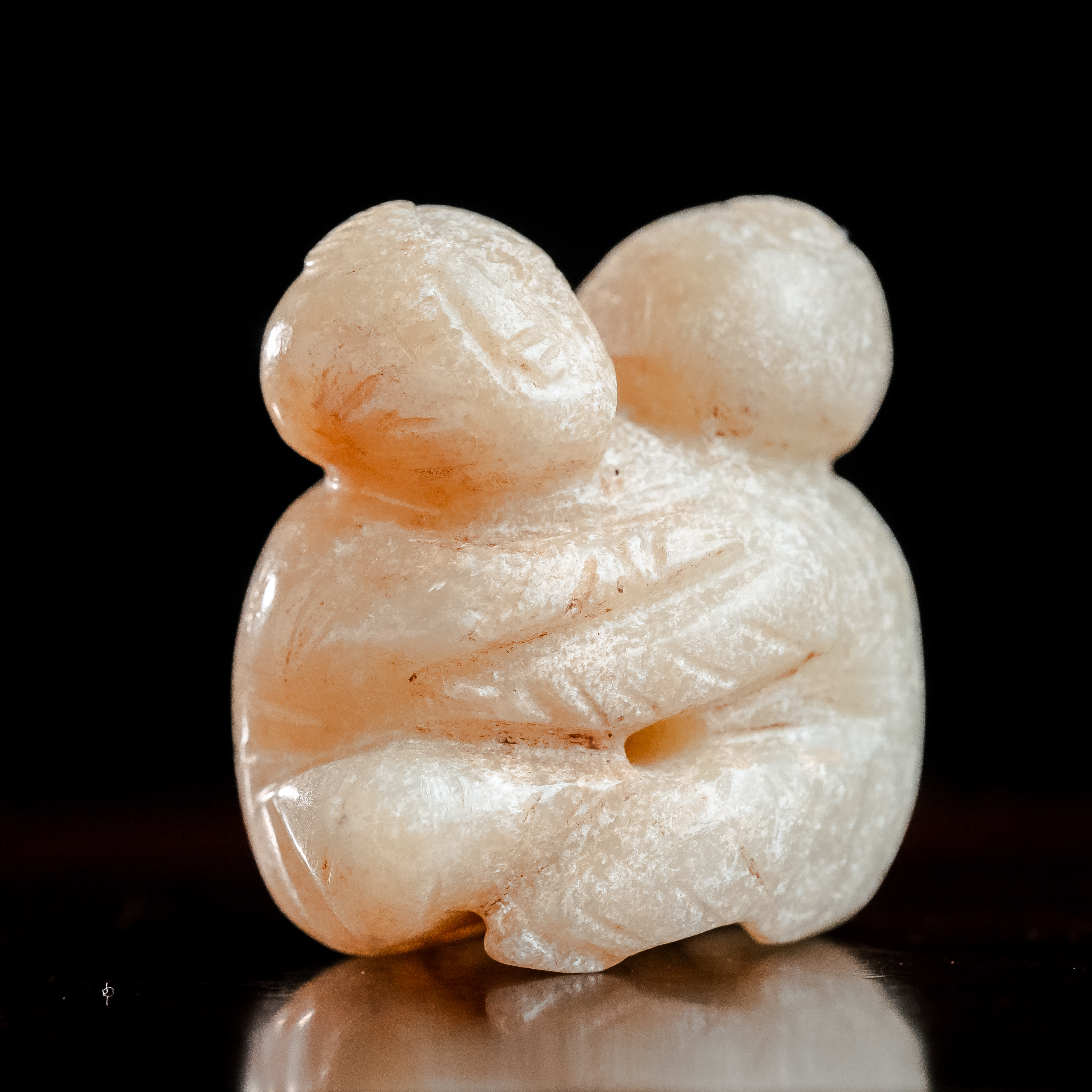 明代和田玉婴戏童子-NX