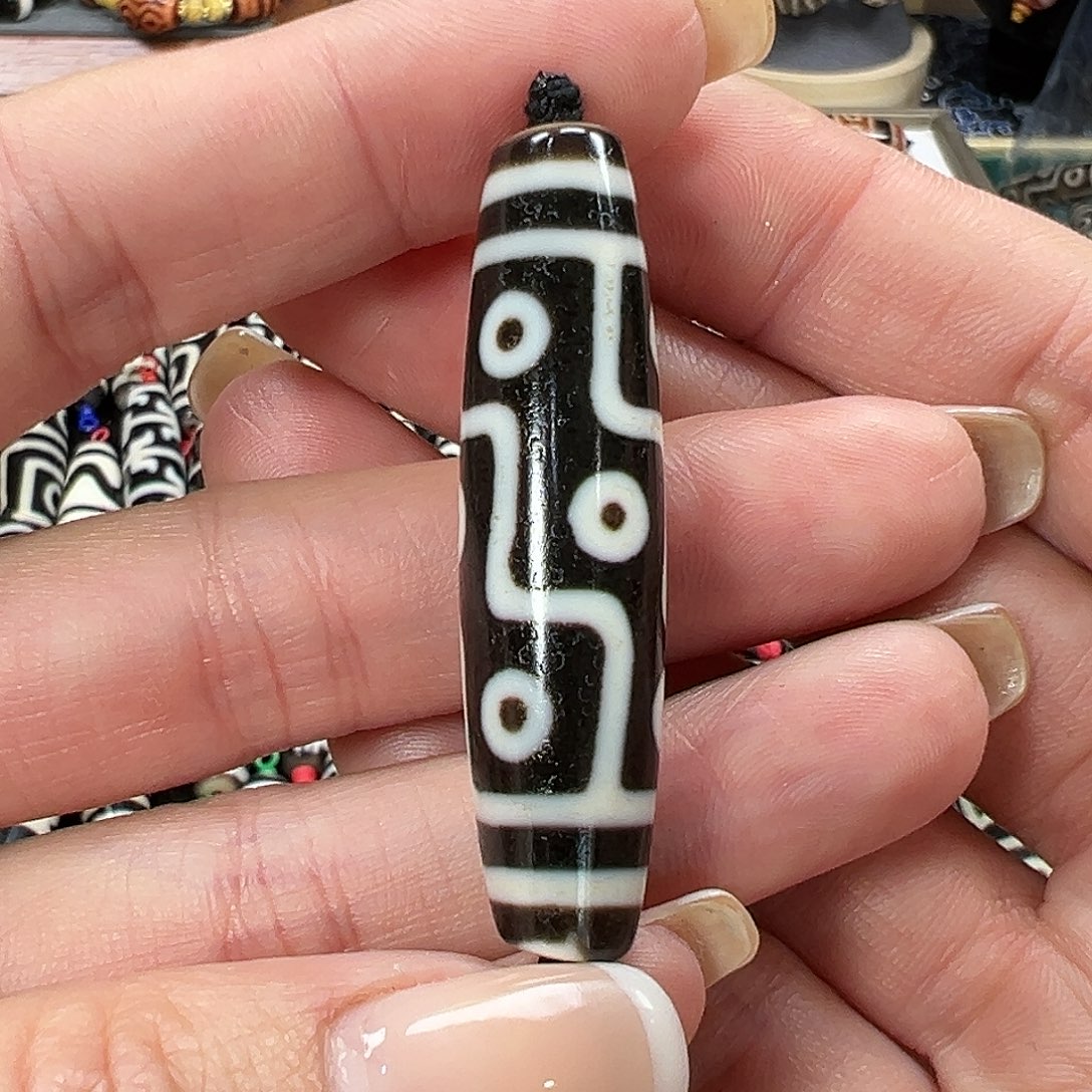 玛瑙/玉髓未镶嵌珠宝半成品聚缘折线九眼