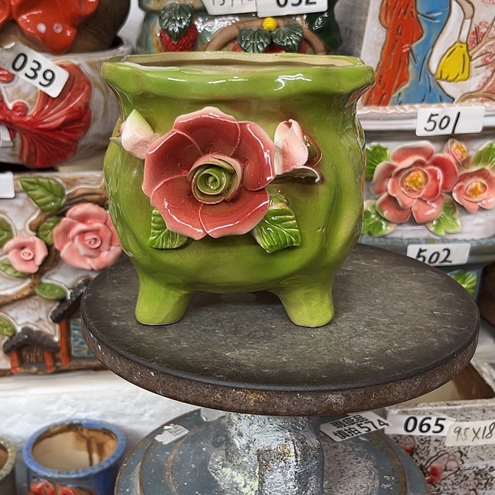 粗陶材质多肉花盆