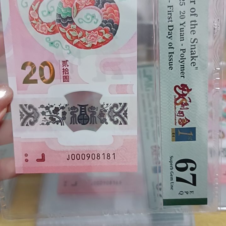 塑料蛇钞如图所示000908181