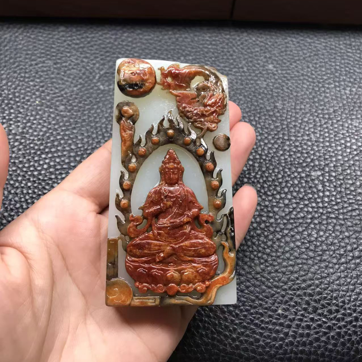 和田玉观音，实物漂亮，
