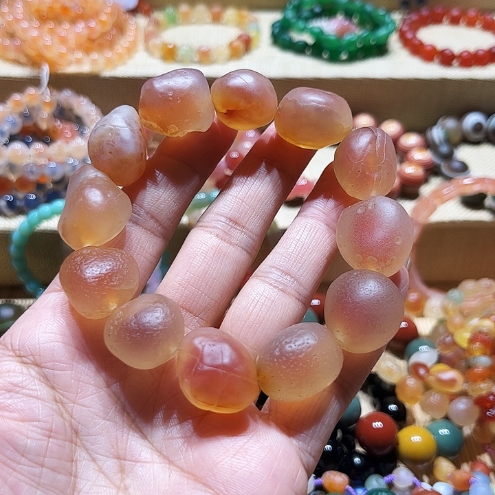 玛瑙/玉髓未镶嵌手链