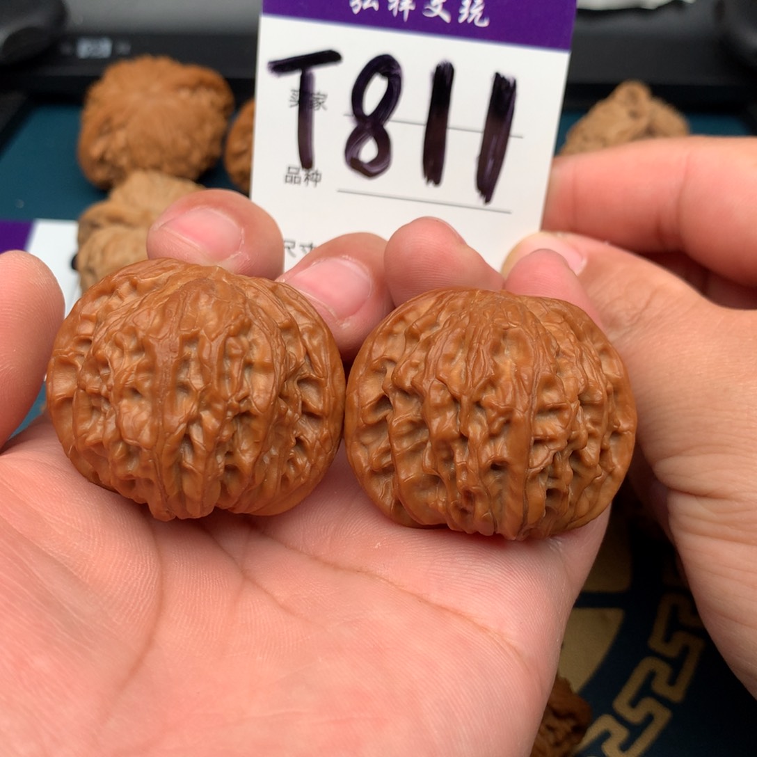 文玩核桃把件42精品磨盘811
